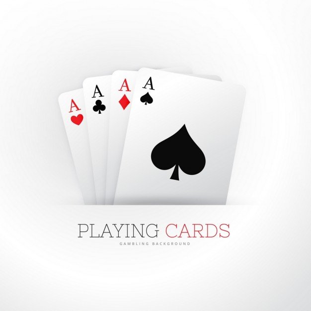 Four Playing Card Illustration