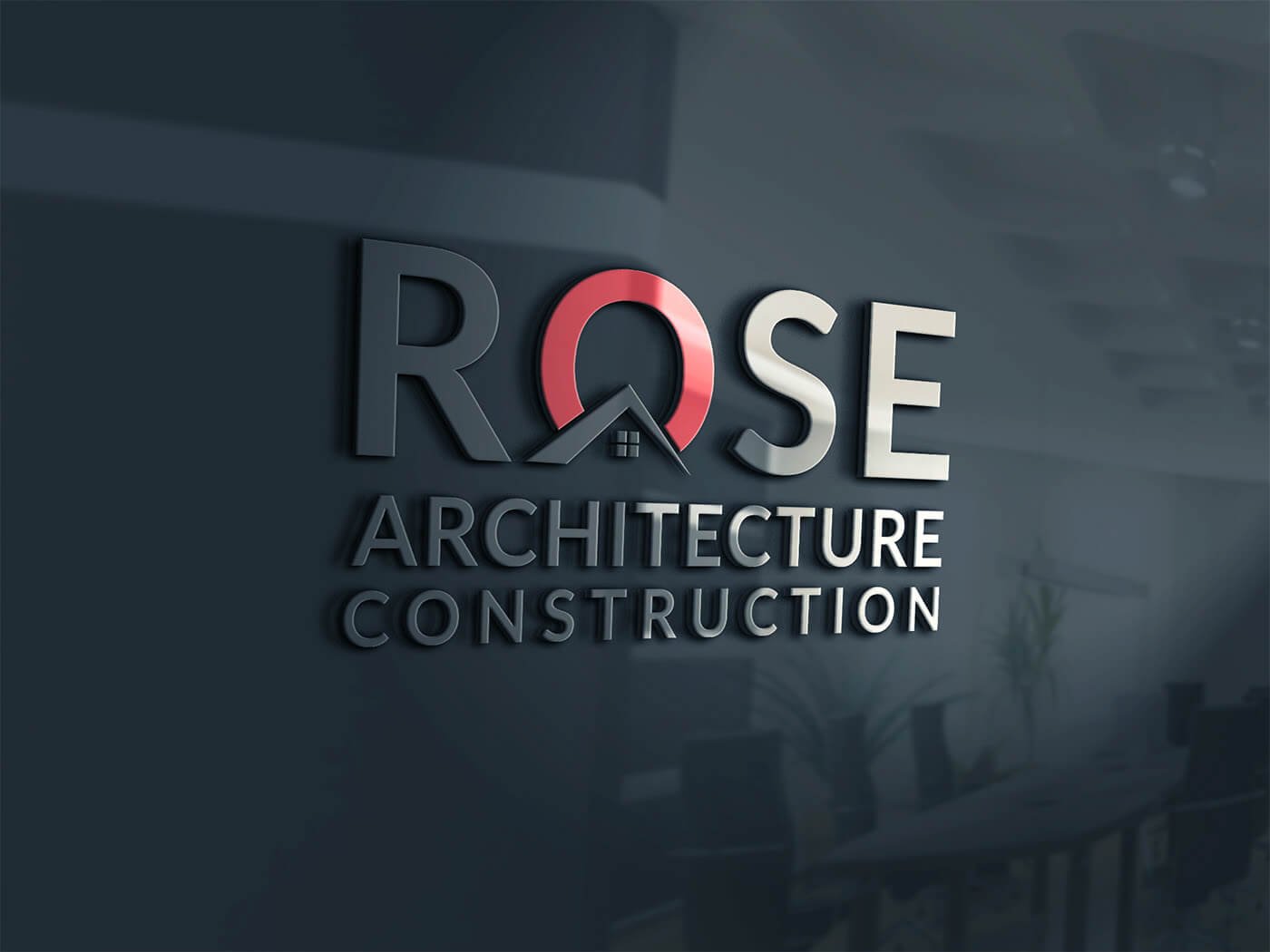 Free Architecture Logo Mockup