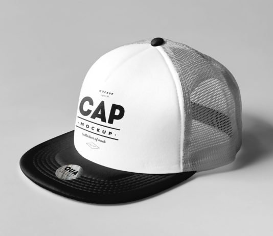 Free Fancy Design Cap Mockup PSD Template