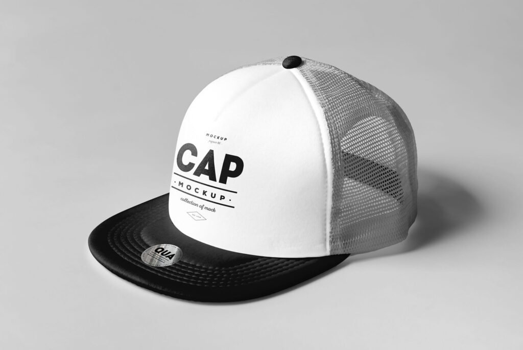 Free Fancy Design Cap Mockup