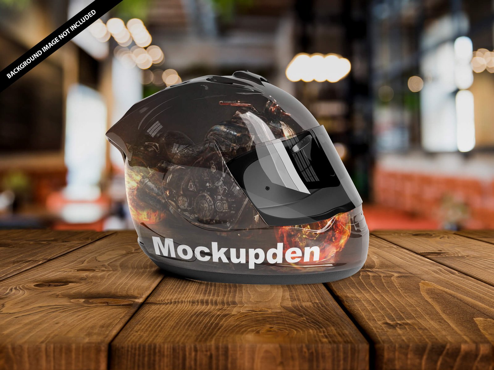 Free Helmet Mockup PSD Template Mockup Den