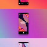 Free Instagram Stories Mockup PSD Template