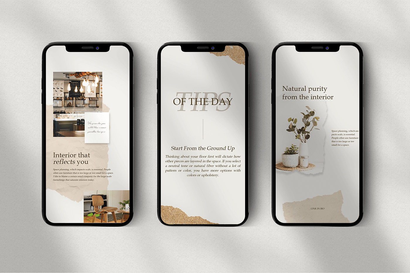 instagram post mockup free Glued premade mrmockup