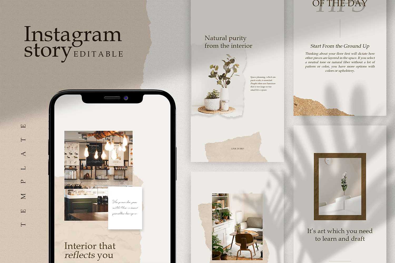 Free Editable Instagram Story Mockup PSD Template