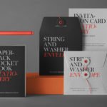 Free Invitation Stationery Mockup Set PSD Template