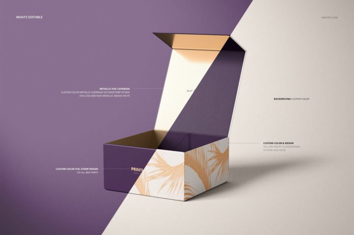Download Free Luxury Magnetic Gift Box Mockup Set PSD Template