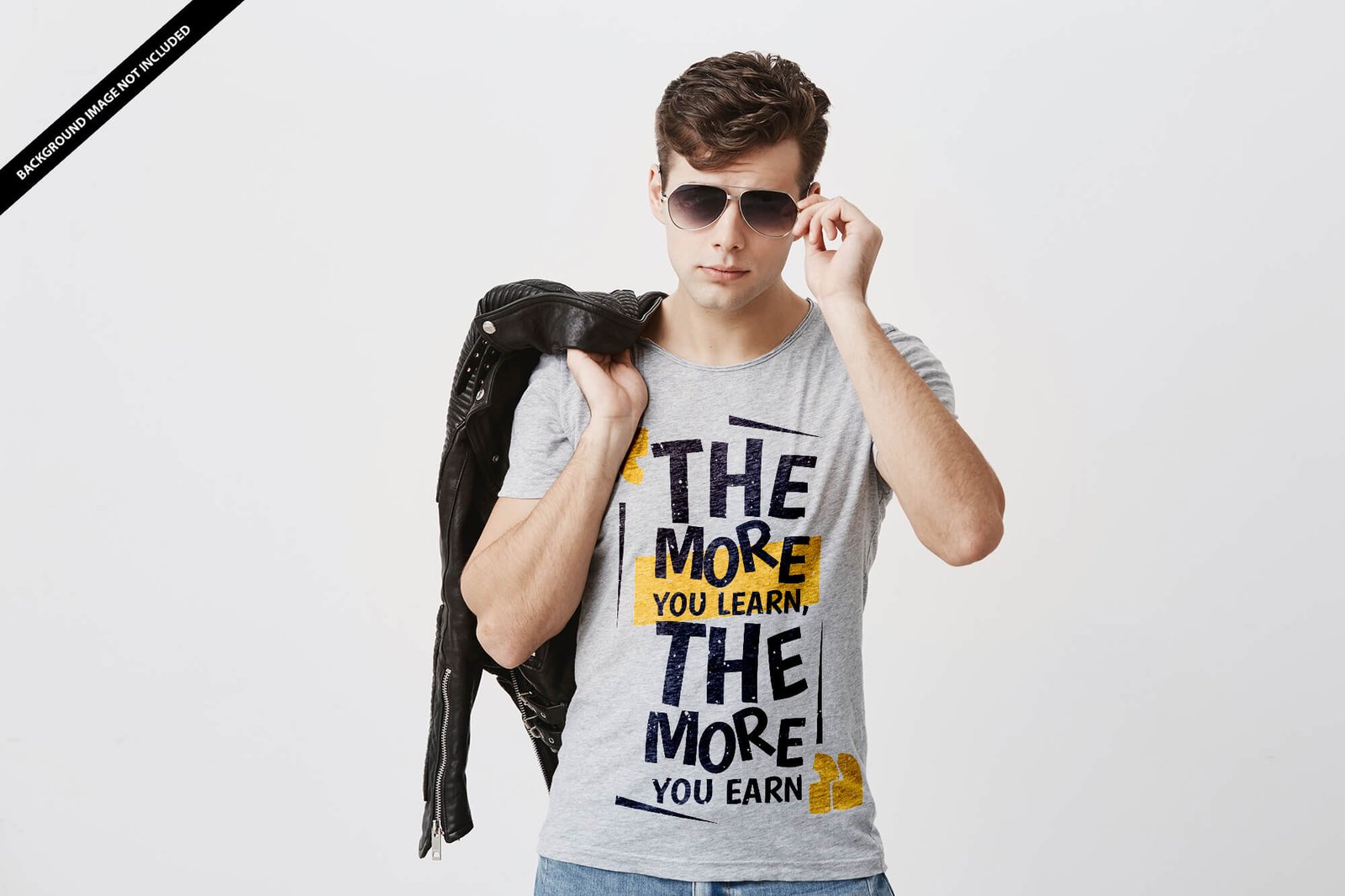 Free Men's T-Shirt Mockup PSD Template - Mockup Den