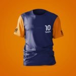 Free Sports T- shirt Mockup PSD Template