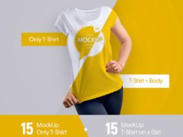 Free T-Shirt Mockup PSD Template