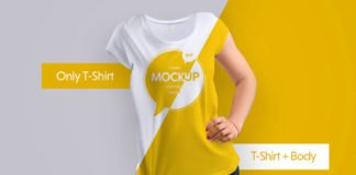 Free T-Shirt Mockup PSD Template