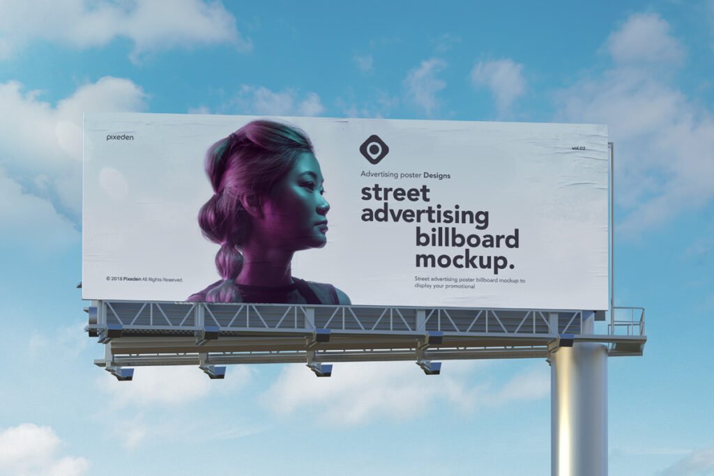 Free mockup for bilboard