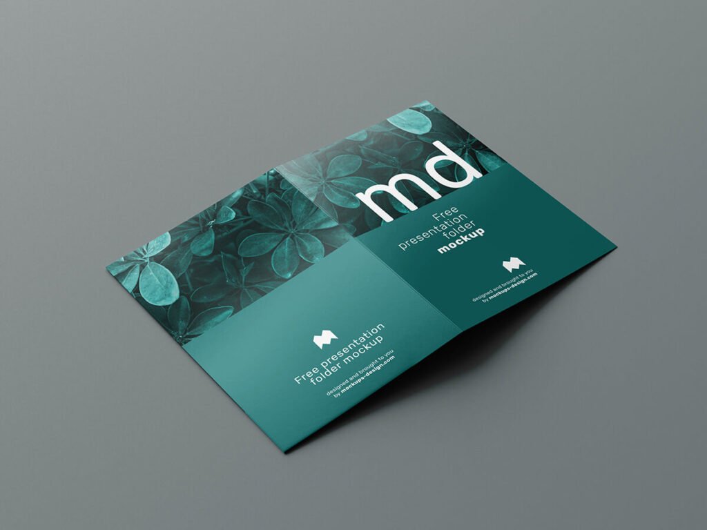 Free Presentation Folder Mockup PSD Template | Mockup Den