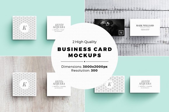 High Quality Square Business Card PSD