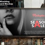 Free Hoarding Billboard Mockup PSD Template