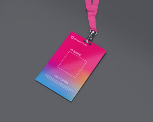 27+ Stylish Free Lanyard Mockup Template | ID, Badge PSD