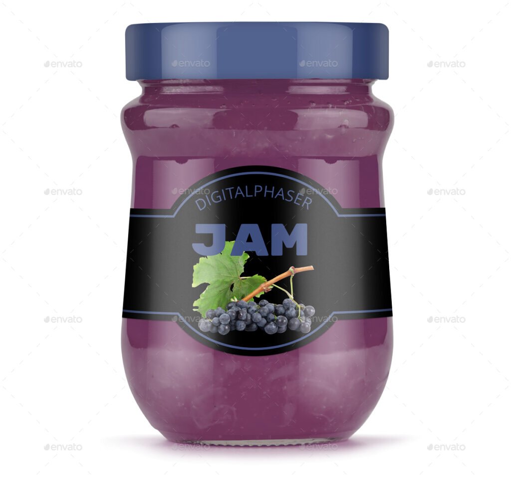 Jelly Jam Honey Jars Mockup