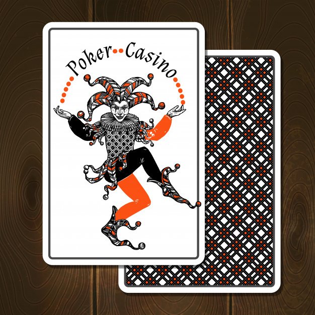 Joker Print Playing Card Vector File Illustration
