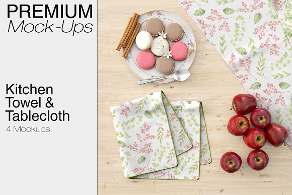 Kitchen Towel & Tablecloth With Dinner set