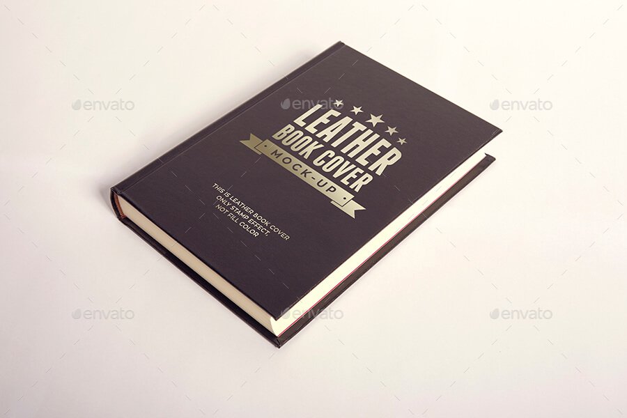 LEATHER BOOK COVER MOCK-UP