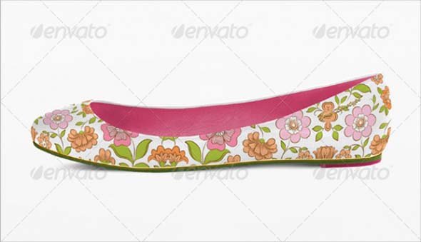 Ladies Loafer Shoe New PSD Design