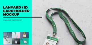 Lanyard / ID Card Holder MockUp