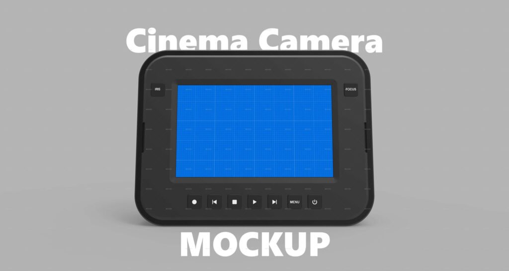 Magic Cinema Camera Mockup