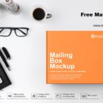 Free Mailing Box Mockup PSD Template