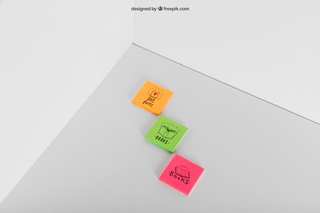 Download Free Sticky Notes Mockup 20 Creative Way To Display Msg