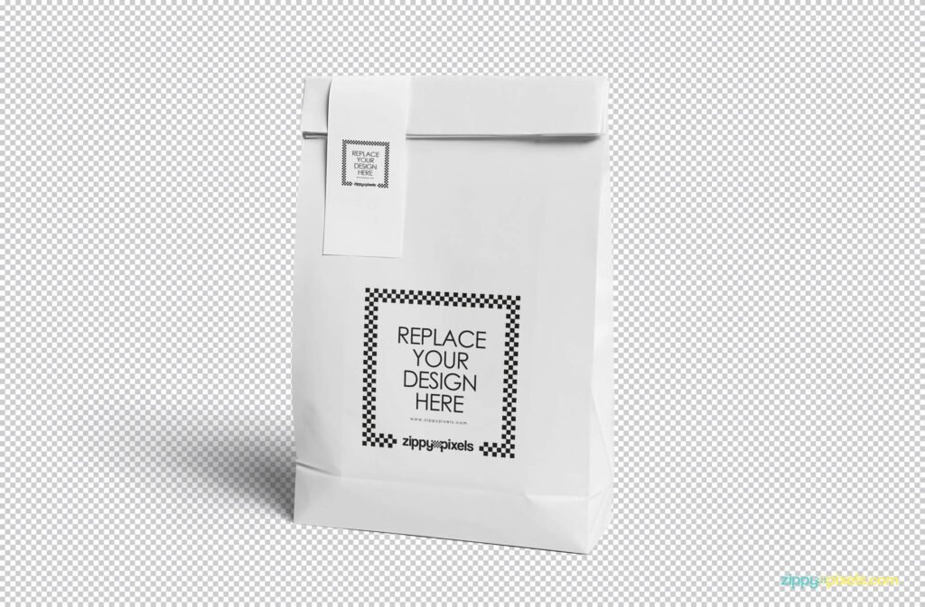 Paper Bag Presentation Design PSD template