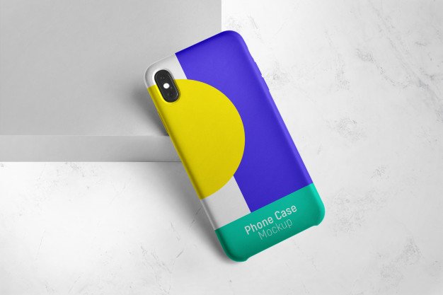 Phone case mockup Premium Psd