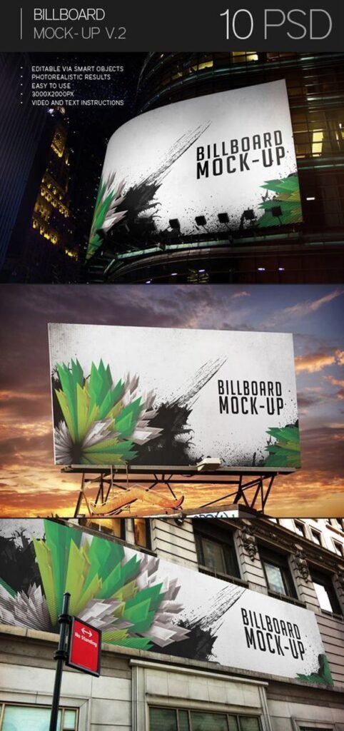 Photorealistic Smart Layout Billboard Design