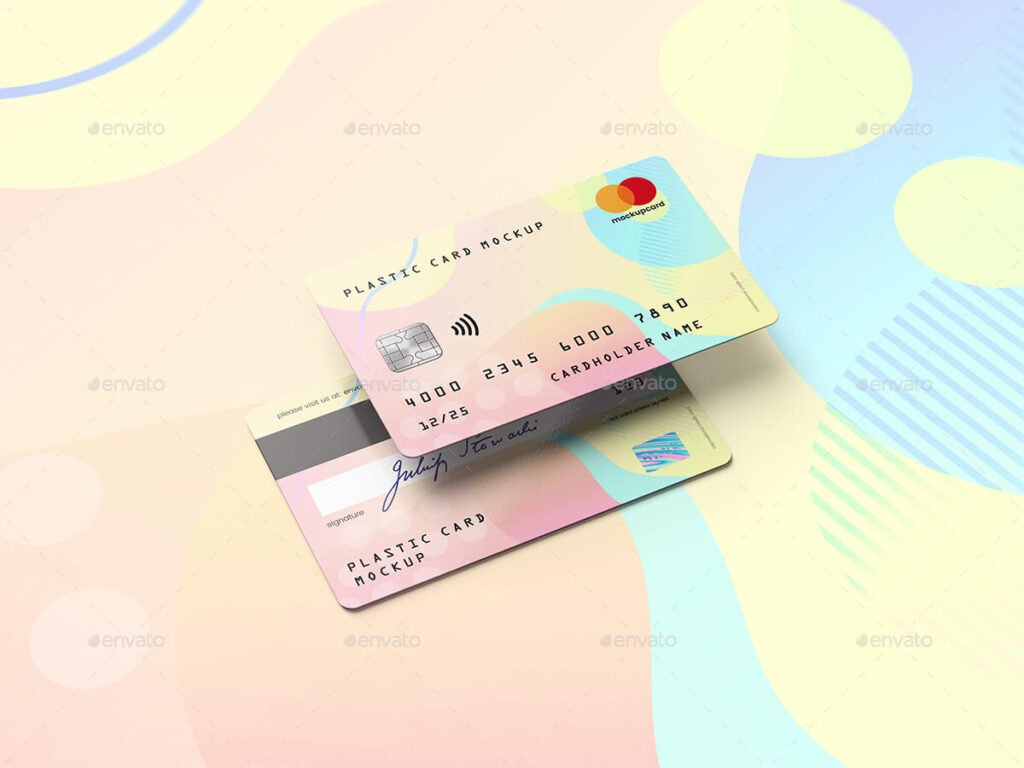 Plastic Card PSD Design.