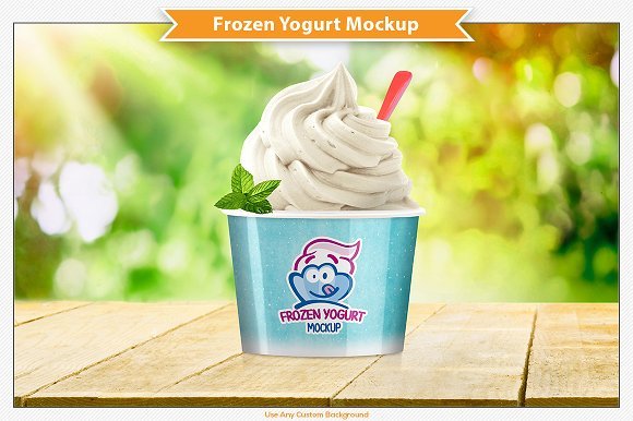 Download 48+ Free Delicious Ice Cream Mockup PSD & Vector Template