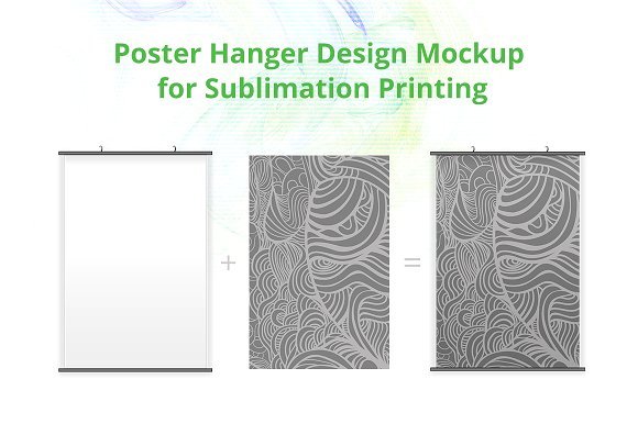 Poster Hanger Design Mockup: