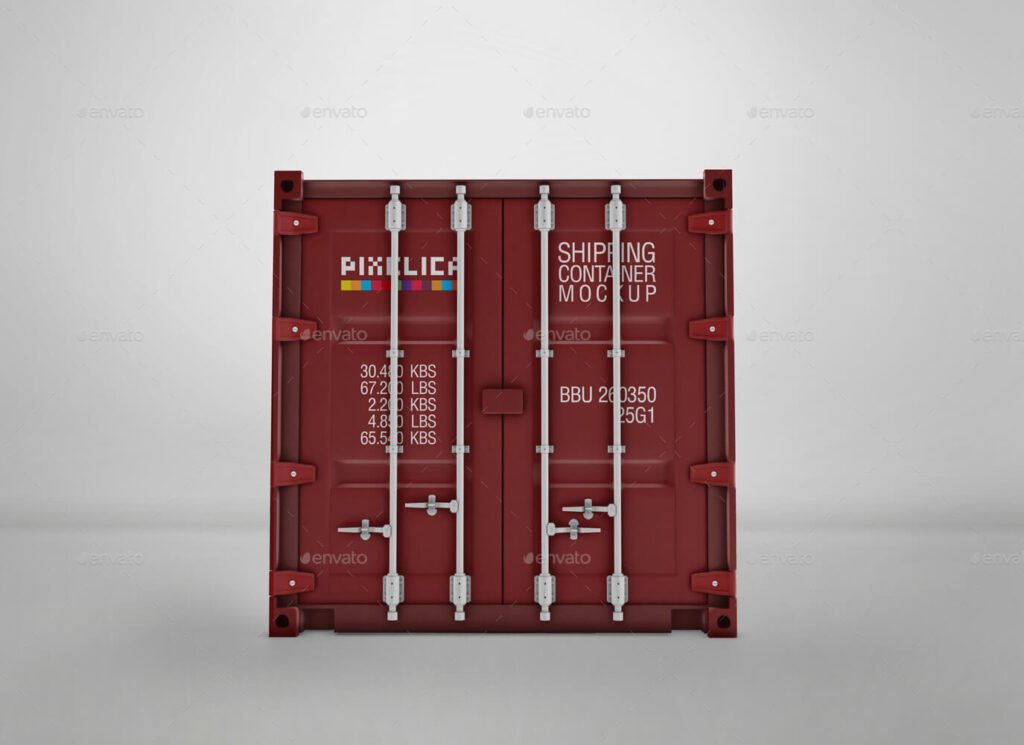 Shipping Container Mockup