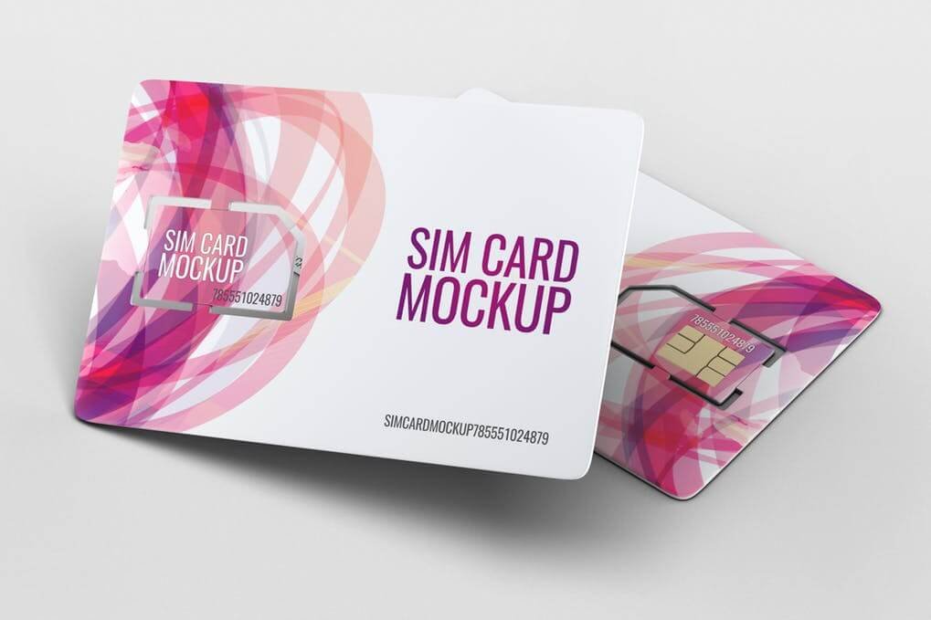 Sim Card Plastic PSD.
