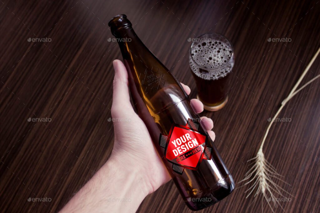 Slim Beer Bottles:
