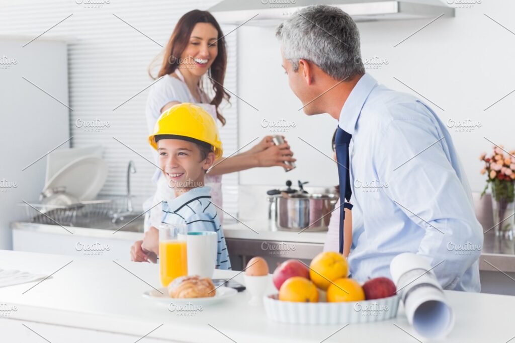 Small Boy Wearing Yellow Hard Helmet