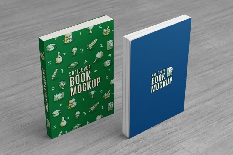 18+ Lovely Soft Cover Book mockup PSD Templates
