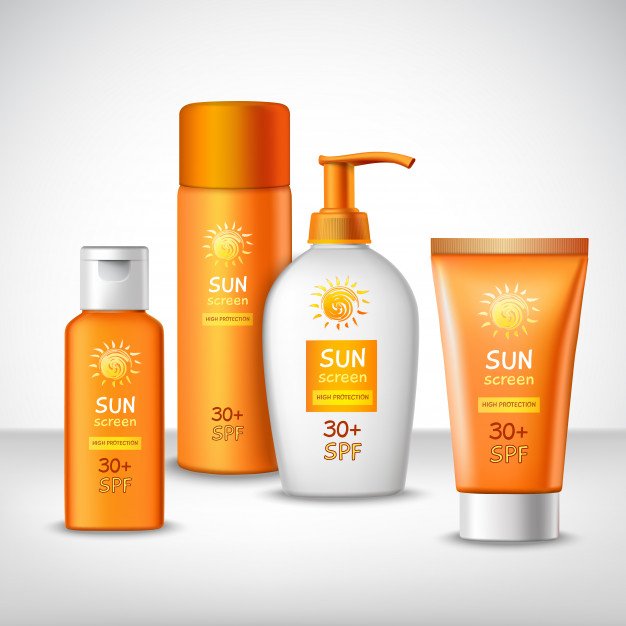 Sunscreen Container PSD Mockup: