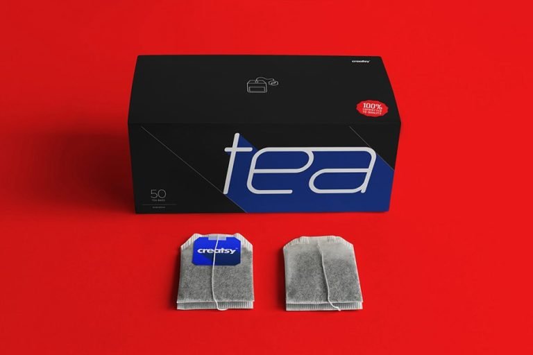 Download 20+ Attractive Tea Packaging Mockup PSD Template - Mockup Den