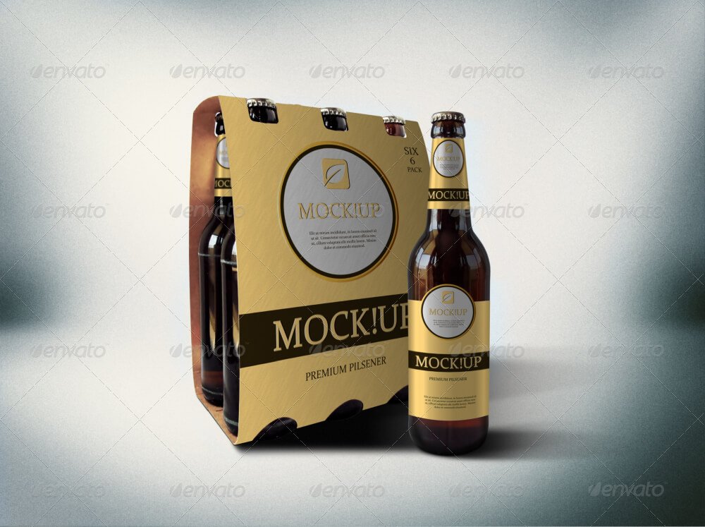 The Retro Beer Bottle Design Idea: