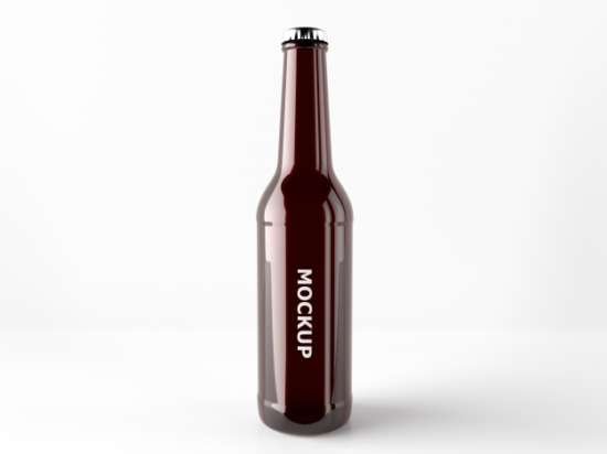 The Silk Look Beer bottle PSD Design: