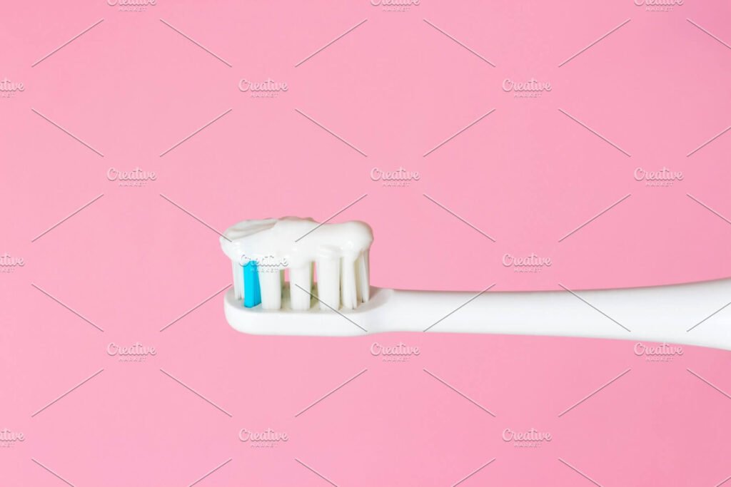 Toothbrush and toothpaste