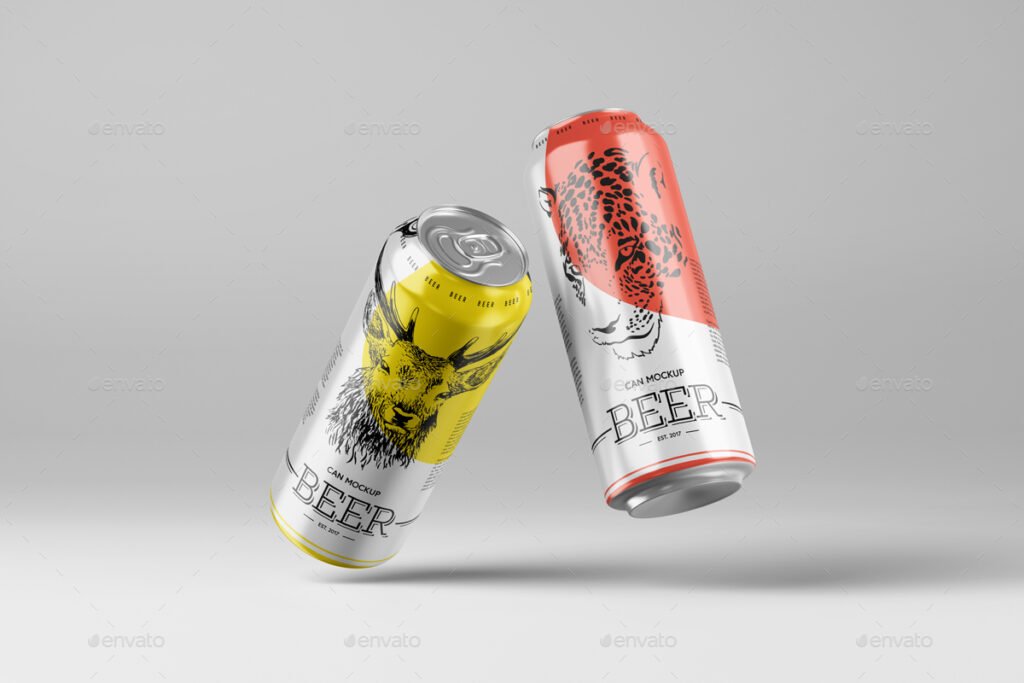 Beer Can Mockup 30+ Wonderful Beer &amp; Soda Can PSD and Vector