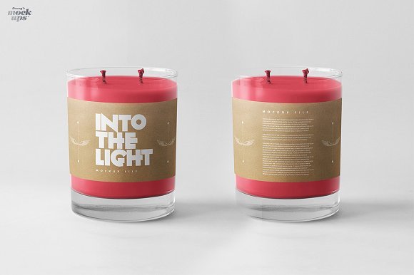 Two Faces of a Candle design