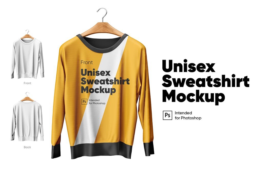 Unisex Sweatshirt Mockup Set