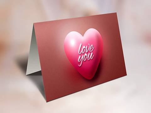 Valentine's Day Fantastic Greeting Card Template