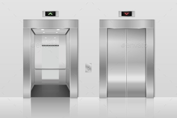 Free 20 Complete Elevator Mockup PSD Templates