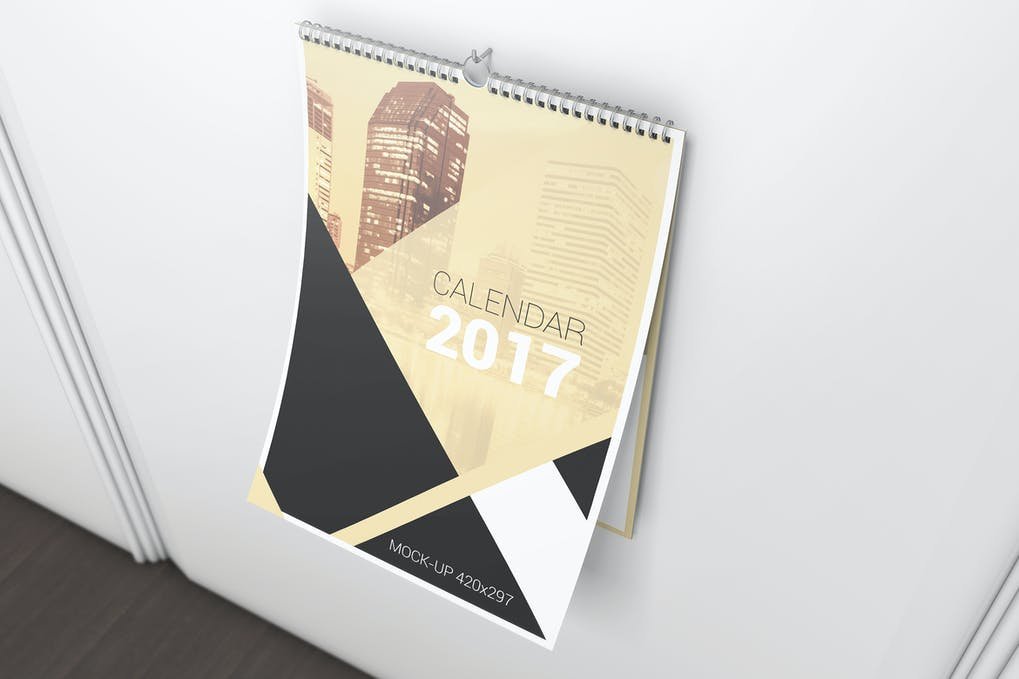 Wall Calendar Mock-Up